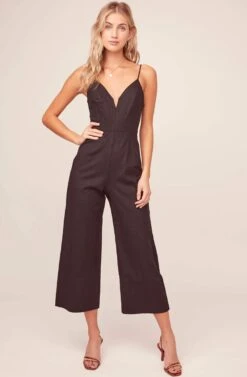 IZZY JUMPSUIT 17 IZZY JUMPSUIT -Astr The Label Shop ACP7092 BLACK 1AA