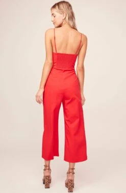 IZZY JUMPSUIT 16 IZZY JUMPSUIT -Astr The Label Shop ACP7092 RED 4A