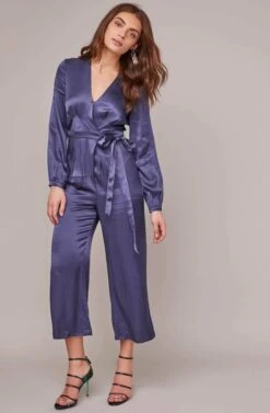Malin Jumpsuit -Astr The Label Shop ACP7095 INDIGO 1A