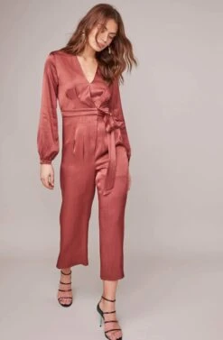 Malin Jumpsuit -Astr The Label Shop ACP7095 MARSALA 1A