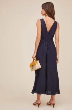 Endeavor Wide Leg Jumpsuit 17 Endeavor Wide Leg Jumpsuit -Astr The Label Shop ACP7145 NAVY 3