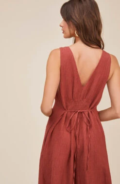 Endeavor Wide Leg Jumpsuit 12 Endeavor Wide Leg Jumpsuit -Astr The Label Shop ACP7145 RUST 4