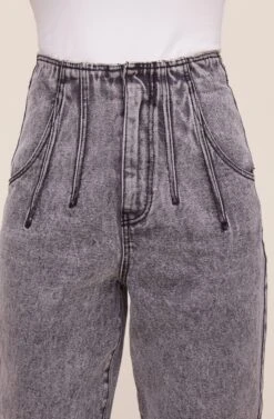 Perfectly Pleated Jean -Astr The Label Shop ACP7184 ASPHALT 5