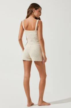 Sunday Morning Knit Shorts 8 Sunday Morning Knit Shorts -Astr The Label Shop ACP7217B NATURAL 4