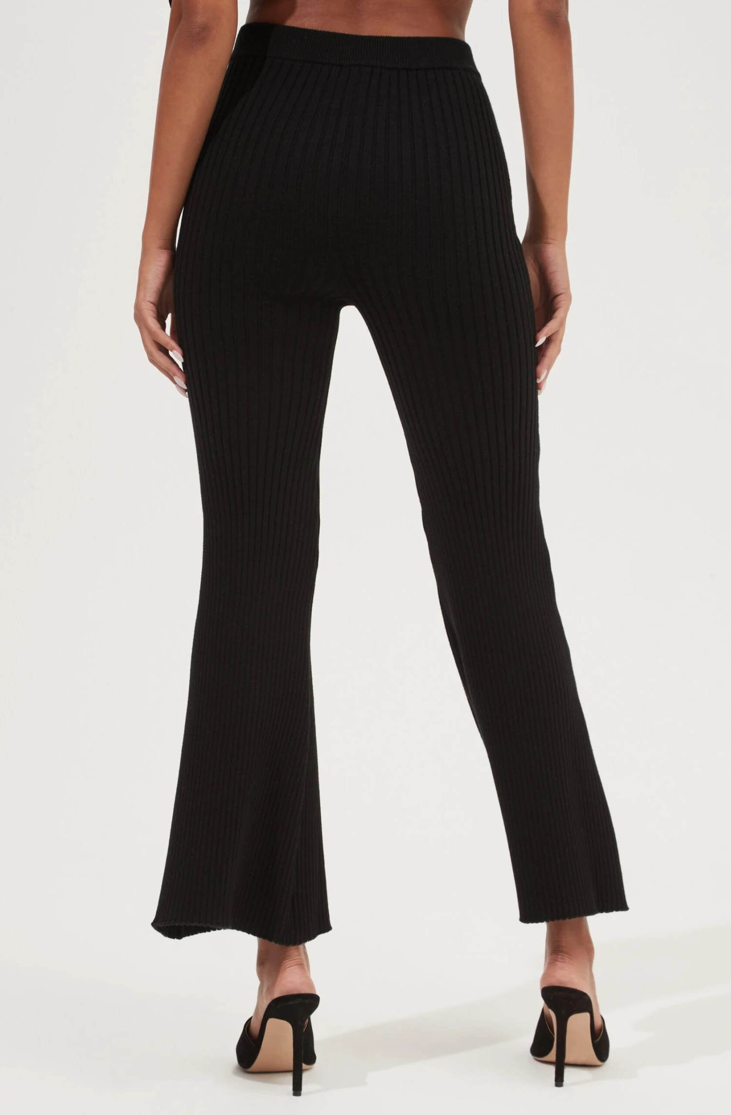 Maida Ribbed Knit Flare Pants 6 Maida Ribbed Knit Flare Pants - Image 4