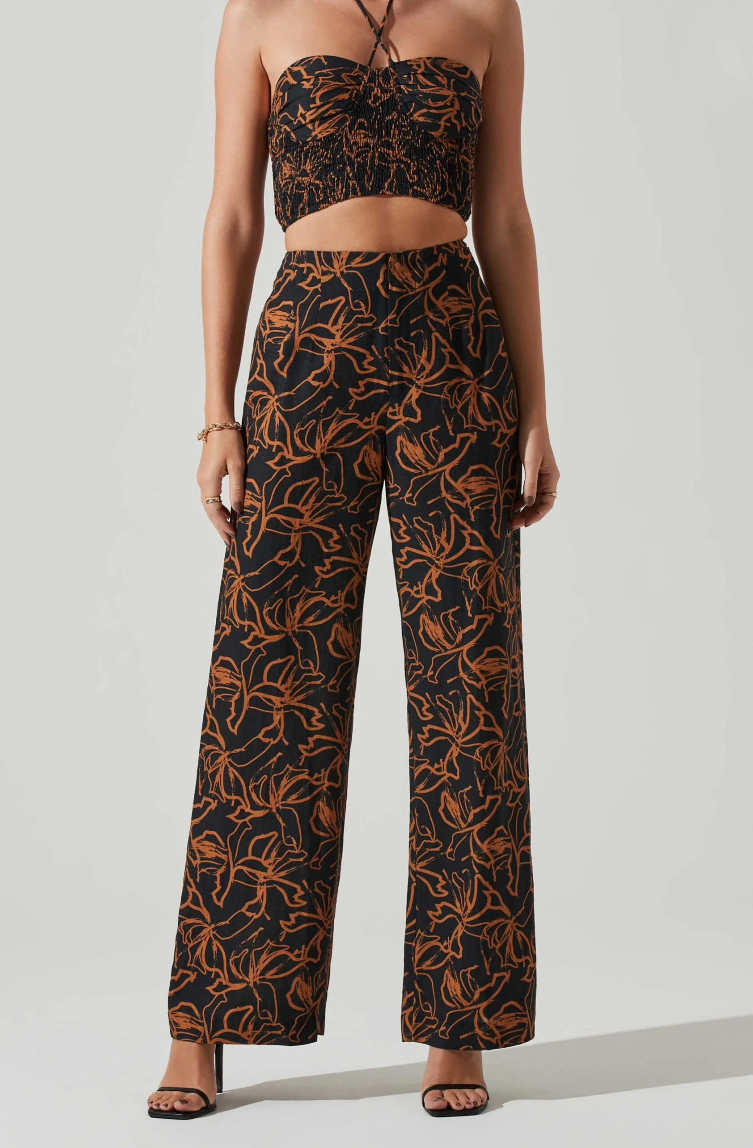 Sayla Wide Leg Abstract Print Pants 4 Sayla Wide Leg Abstract Print Pants - Image 2