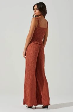 Janesa Wide Leg Pants 21 Janesa Wide Leg Pants -Astr The Label Shop ACP7267 RUST 4