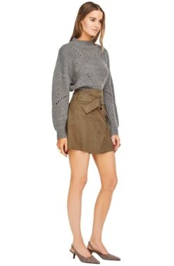 Dionne Skirt -Astr The Label Shop ACS8090 CARAMEL 02