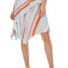 Palette Skirt 1 Palette Skirt -Astr The Label Shop ACS9009 POP ORANGE STRIPE 4