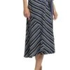 Teagan Striped Midi Skirt -Astr The Label Shop ACS9015 PURPLE YELLOW STRIPE 00