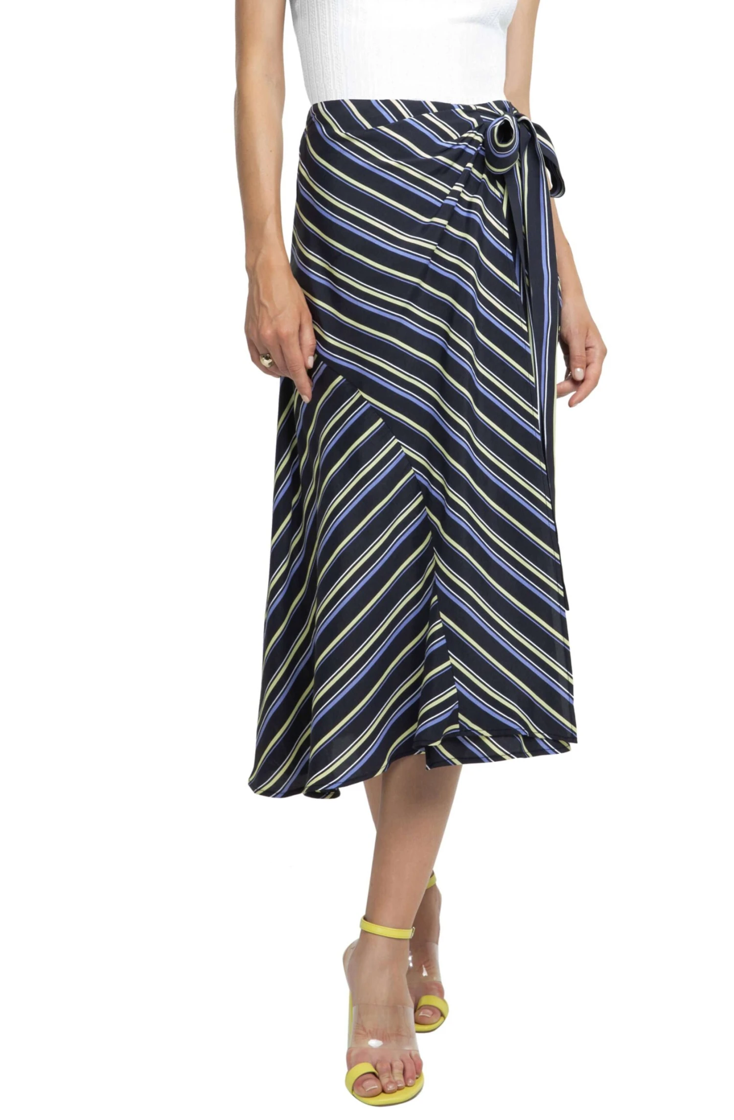 Teagan Striped Midi Skirt 3 Teagan Striped Midi Skirt