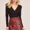 Come Slither Mini Skirt -Astr The Label Shop ACS9030 RUBY PYTHON 3