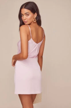 Cybil Mini Skirt -Astr The Label Shop ACS9046 STRAWBERRY PARFAIT 9