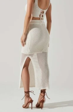 Carlina Crochet Midi Skirt -Astr The Label Shop ACS9118 WHITE 3 79cd8150 d70d 475a ad51 5a7ae51269b1