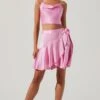 Ellery Ruffle Mini Skirt -Astr The Label Shop ACS9122 PINK 1