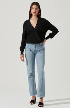 Stephanie Sweater -Astr The Label Shop ACT12303 BLACK 1