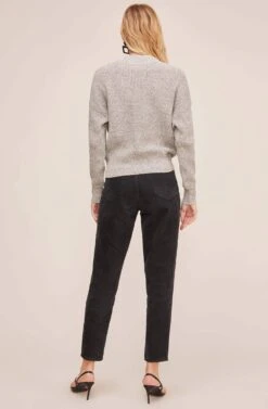 Stephanie Sweater -Astr The Label Shop ACT12303 HEATHER GREY 4