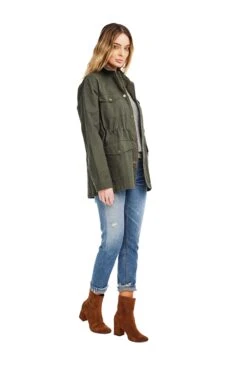 Jessie Jacket -Astr The Label Shop ACT12539 ARMY GREEN 02