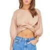 Sloane Top 1 Sloane Top -Astr The Label Shop ACT13203 SOFT CLAY 00
