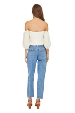 Raelynn Off Shoulder Top -Astr The Label Shop ACT13259 NATURAL 3