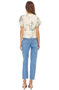 Wren Top -Astr The Label Shop ACT13302 CREAM BLUSH FLORAL 03