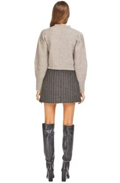 Erin Sweater -Astr The Label Shop ACT13713 GREY BLUSH 03