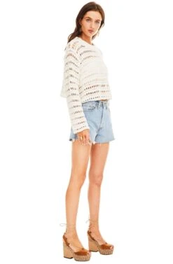 Sachi Sweater -Astr The Label Shop ACT13721 IVORY 02