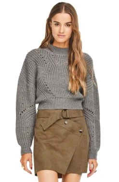 Carly Sweater -Astr The Label Shop ACT13737 GREY 00