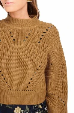 Carly Sweater -Astr The Label Shop ACT13737 MUSTARD 04