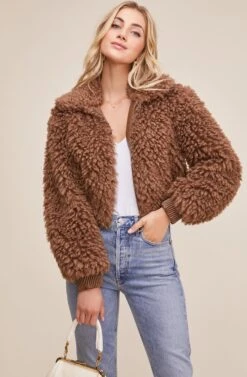 Phoenix Jacket -Astr The Label Shop ACT13738 MOCHA 5
