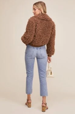 Phoenix Jacket -Astr The Label Shop ACT13738 MOCHA 6