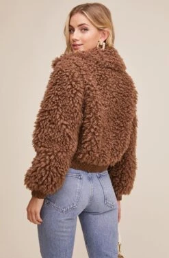 Phoenix Jacket -Astr The Label Shop ACT13738 MOCHA 7