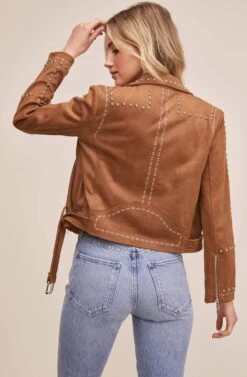 Venice Moto Jacket 11 Venice Moto Jacket -Astr The Label Shop ACT13785 CARAMEL 5