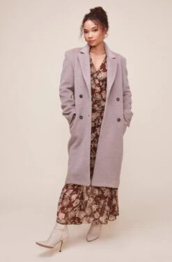 Blair Coat -Astr The Label Shop ACT13910B TAUPE 1