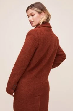 Blair Coat -Astr The Label Shop ACT13910B WARM CINNAMON 5