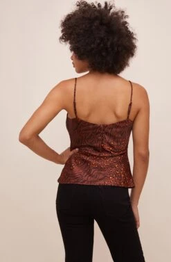 Darla Animal Tank Top -Astr The Label Shop ACT15035C RUSTANIMAL 6