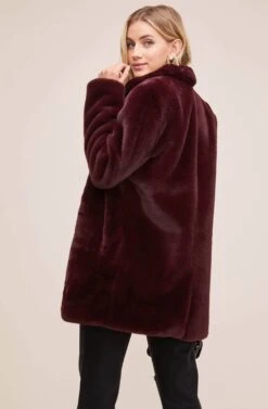 Cleo Coat -Astr The Label Shop ACT15125 PLUM 6
