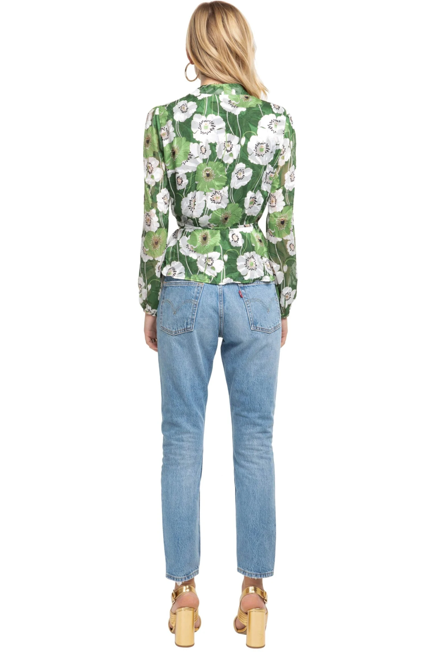 Long Sleeve Wrap Top 6 Long Sleeve Wrap Top - Image 4