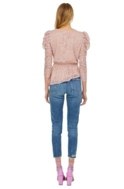 Icon Lace Top 10 Icon Lace Top -Astr The Label Shop ACT15210 ICY PINK 03