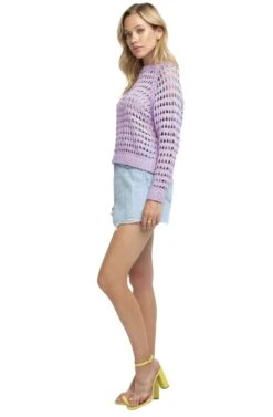 Cameron Sweater -Astr The Label Shop ACT15225 LAVENDER 2