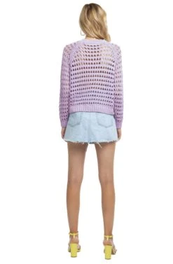 Cameron Sweater -Astr The Label Shop ACT15225 LAVENDER 3