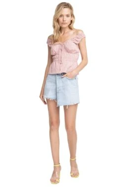 Caden Top -Astr The Label Shop ACT15258 BRICK WHITE 1 1c1bb818 52e3 477d 8fa6 0906d440fb1d