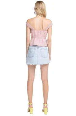 Caden Top -Astr The Label Shop ACT15258 BRICK WHITE 3 bc181ef5 f853 417e be77 ee65da6ddc5e