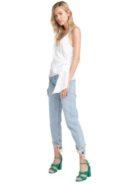 Landon Wrap Tank Top 16 Landon Wrap Tank Top -Astr The Label Shop ACT15285C WHITE 2