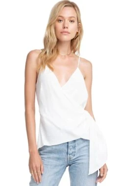 Landon Wrap Tank Top 14 Landon Wrap Tank Top -Astr The Label Shop ACT15285C WHITE 4