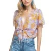Cory Floral Bodysuit 1 Cory Floral Bodysuit -Astr The Label Shop ACT15310 ELECTRIC LILAC FLORAL 5