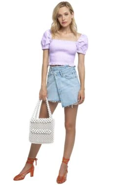 Mason Crop Top -Astr The Label Shop ACT15321 LAVENDER 1