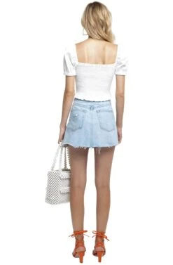 Mason Crop Top -Astr The Label Shop ACT15321 WHITE 3