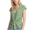Clark Striped Top -Astr The Label Shop ACT15362 EMERALD STRIPE 4