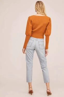Bijou Square Neck Sweater -Astr The Label Shop ACT15451 CIDER 4